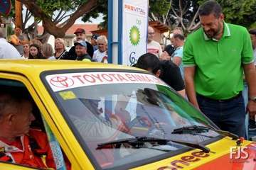 San Juan, escenario de la protocolaria ceremonia de salida del Rallye de Telde (Foto Francisco Javier Santana)
